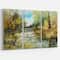 Designart - Trees by the River - Landscapes Painting Print on Wrapped Canvas set